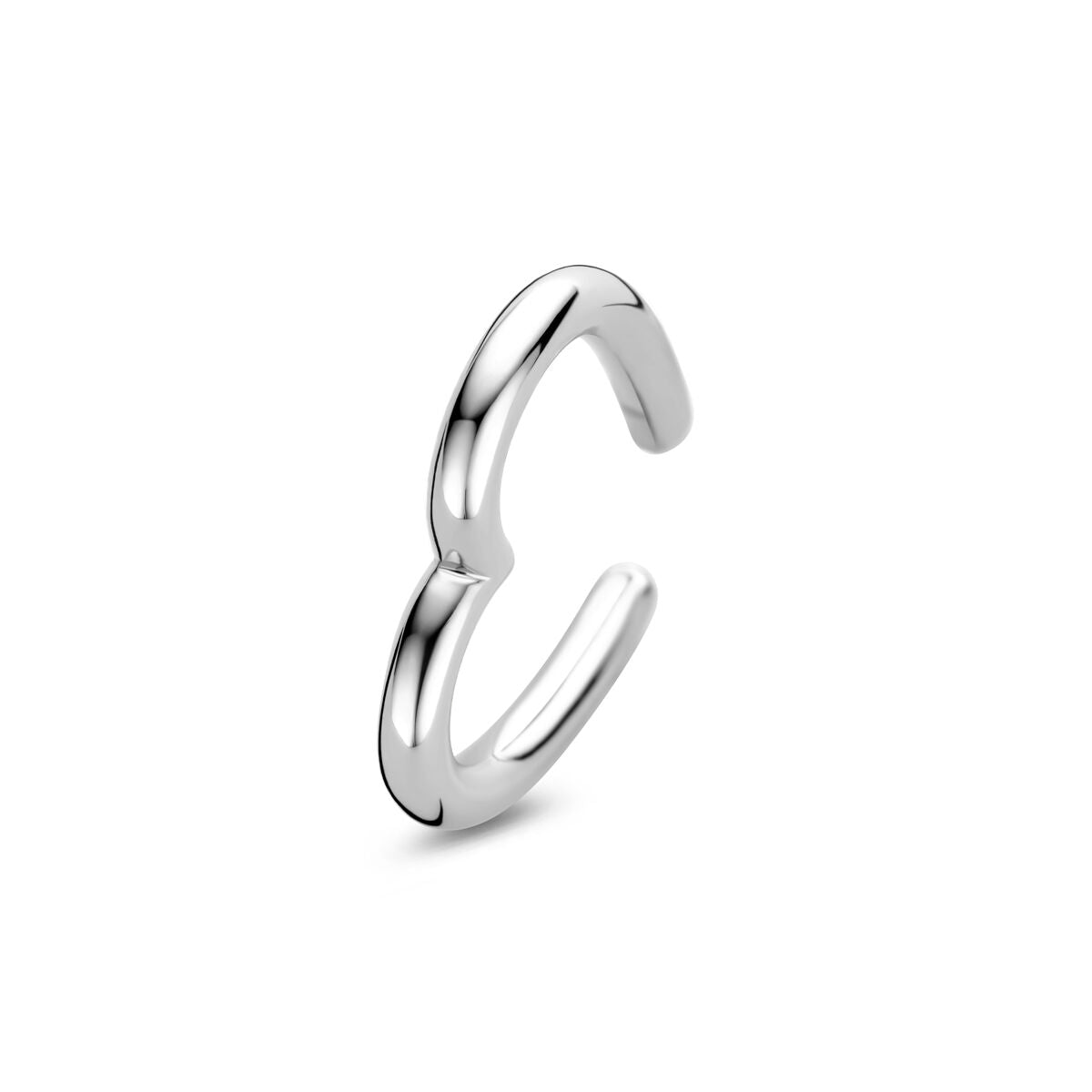 Fantasy Collection Ear cuff hartje 14 mm zilver oorbellen