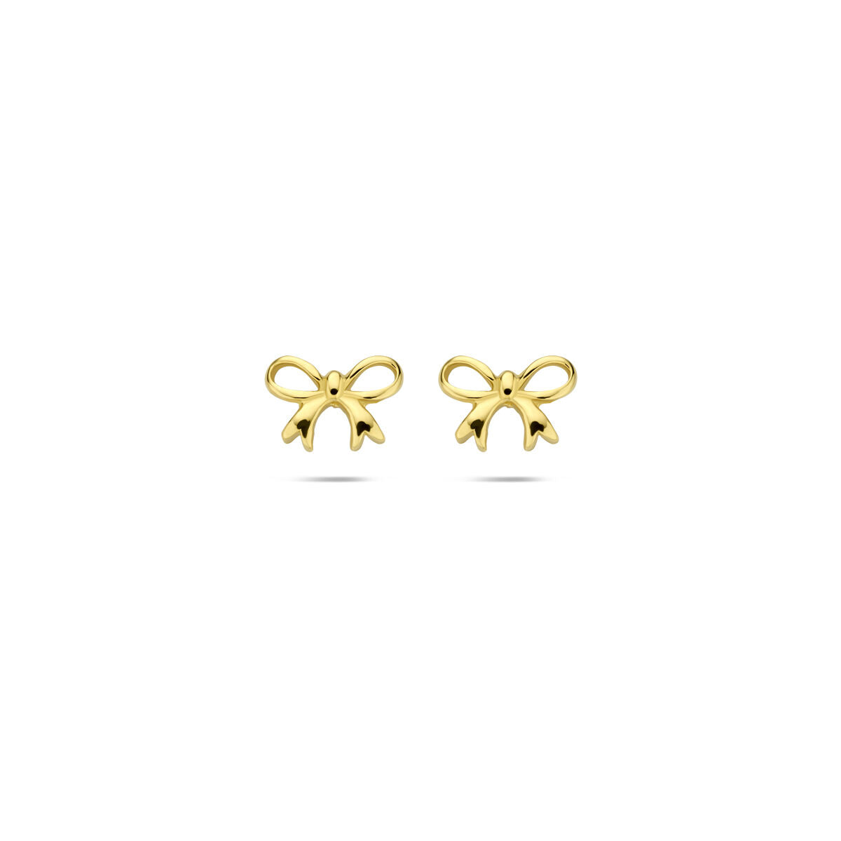 Fantasy Collection Oorbellen strik 5,5 mm 14K geelgoud