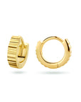 Zilver Verguld (Geel) Klapoorringen 1 Micron 2103239