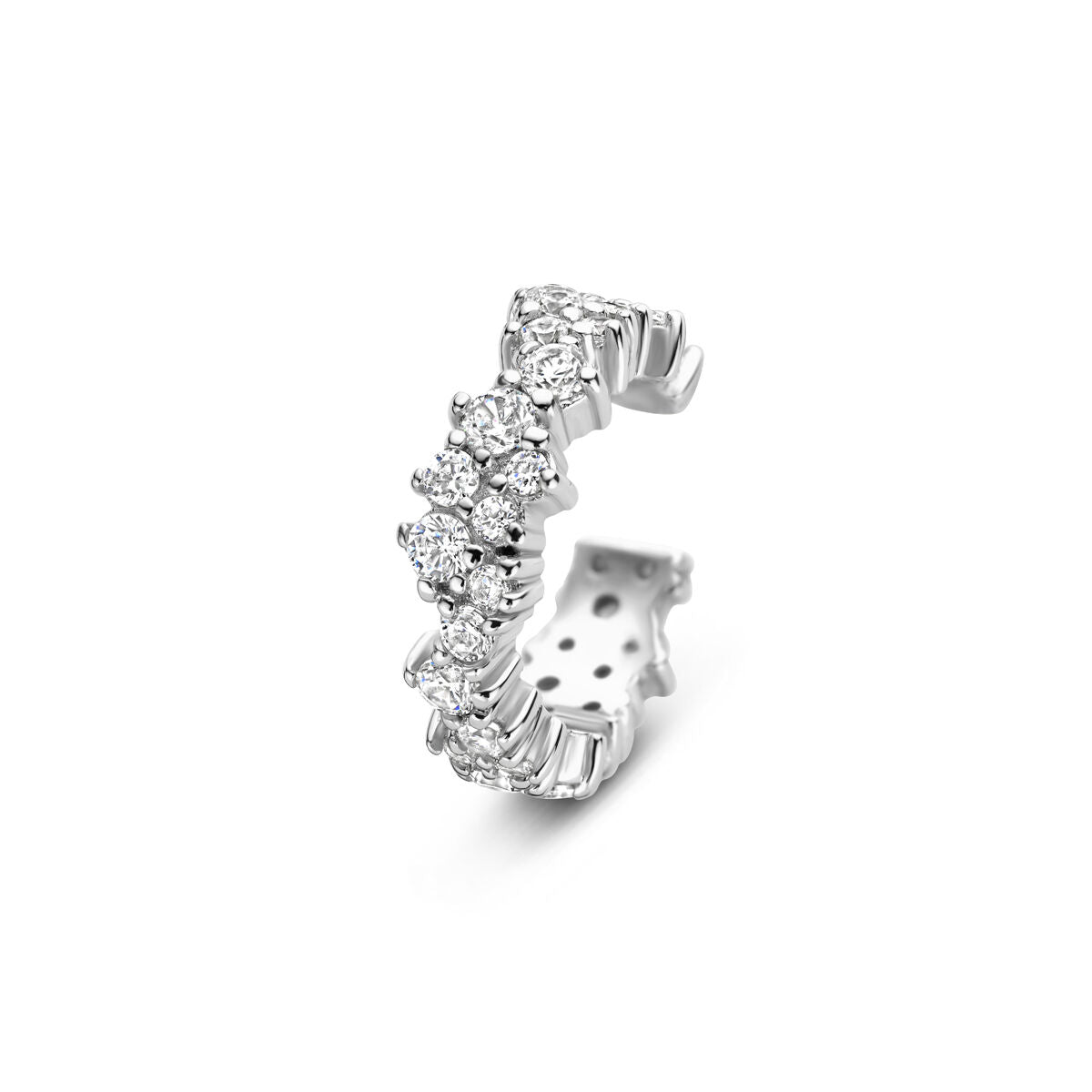 Fantasy Collection Ear cuff zirkonia 13,5 mm zilver oorbellen