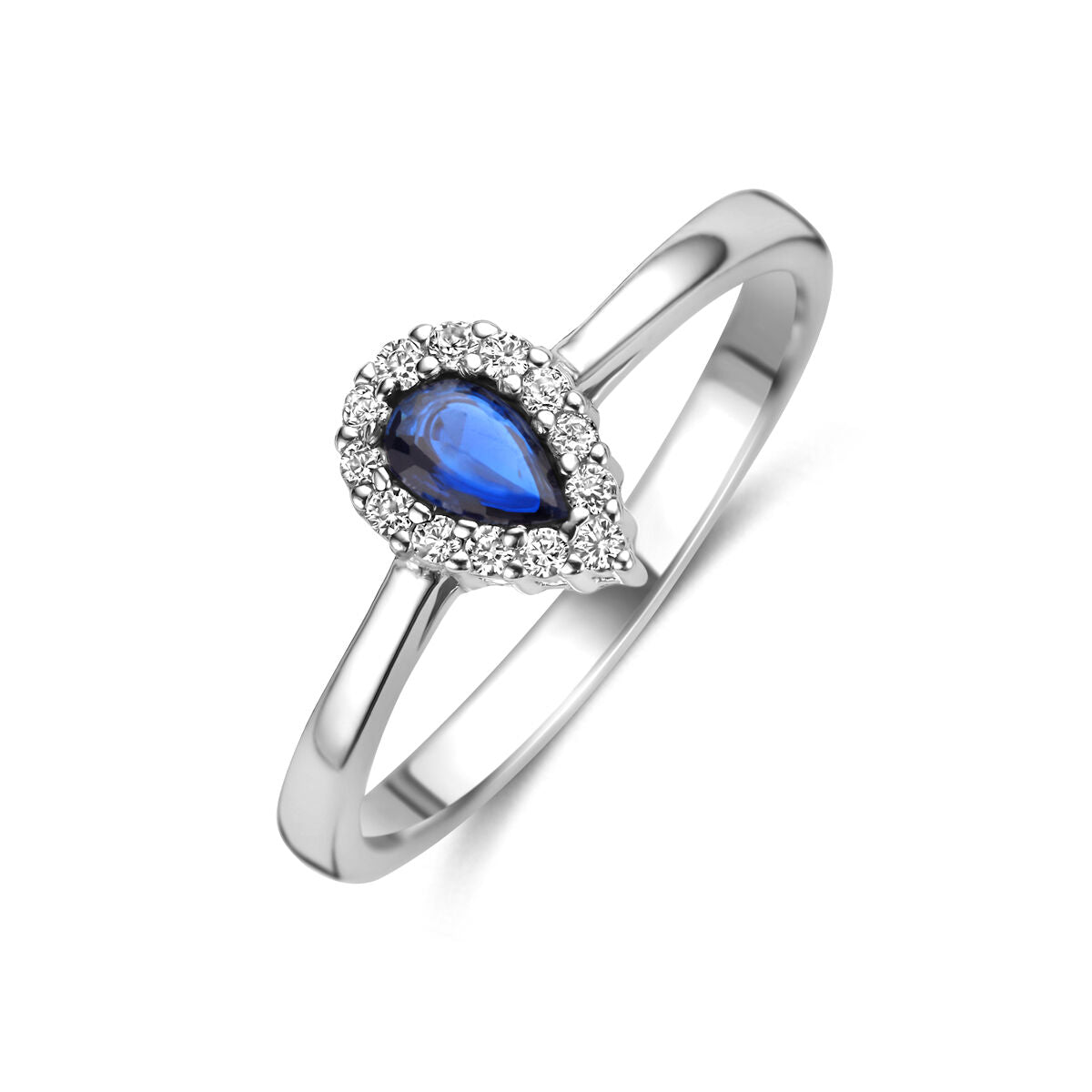 Fantasy Collection Ring saffier zirkonia zilver