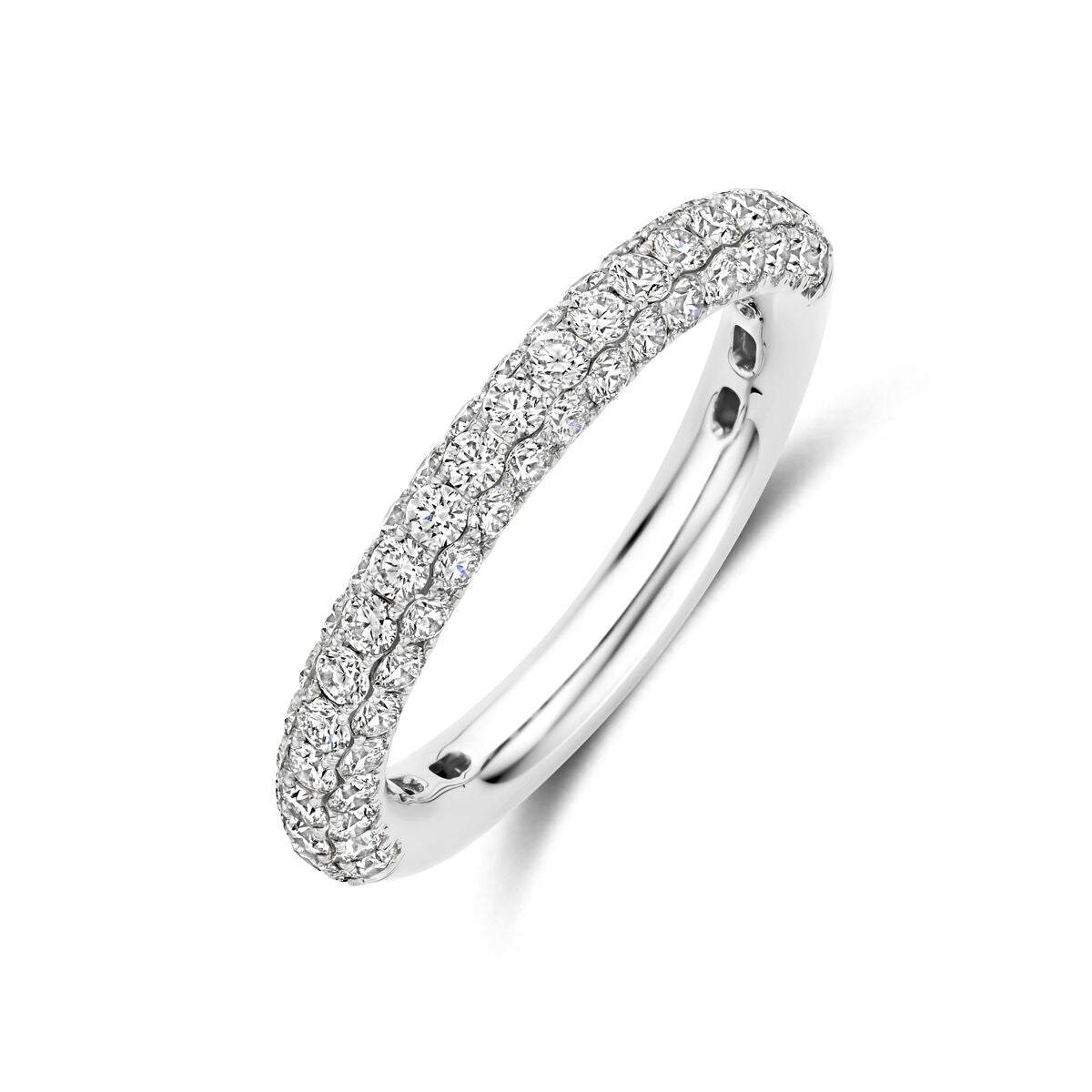 Ring diamant 1.24ct h si 14K witgoud