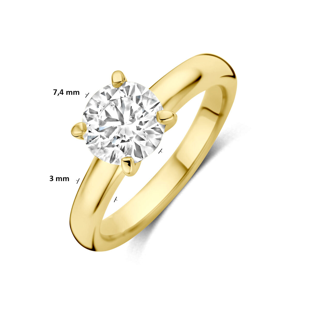 Fantasy Collection 14K Geelgouden Diamanten Ring 4035939