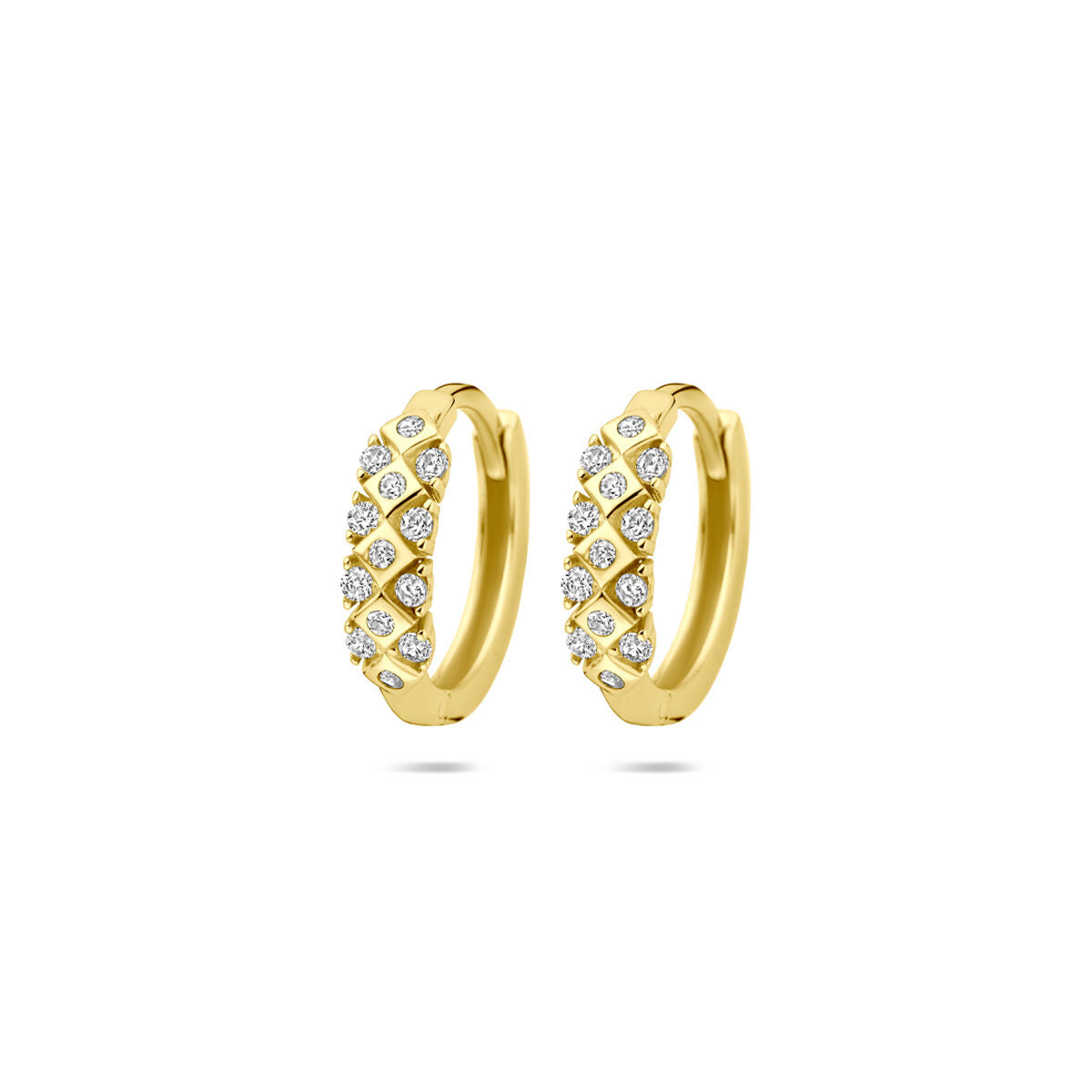 Fantasy Collection Oorbellen zirkonia 14K geelgoud