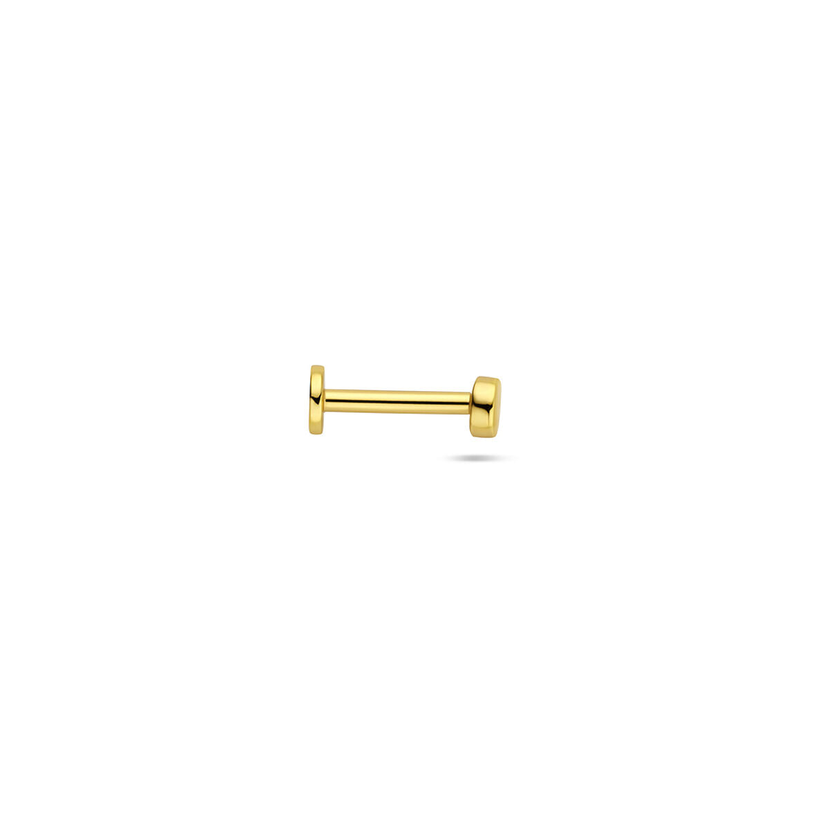 Fantasy Collection Flat back piercing rond 2,7 mm 1 micron zilver verguld