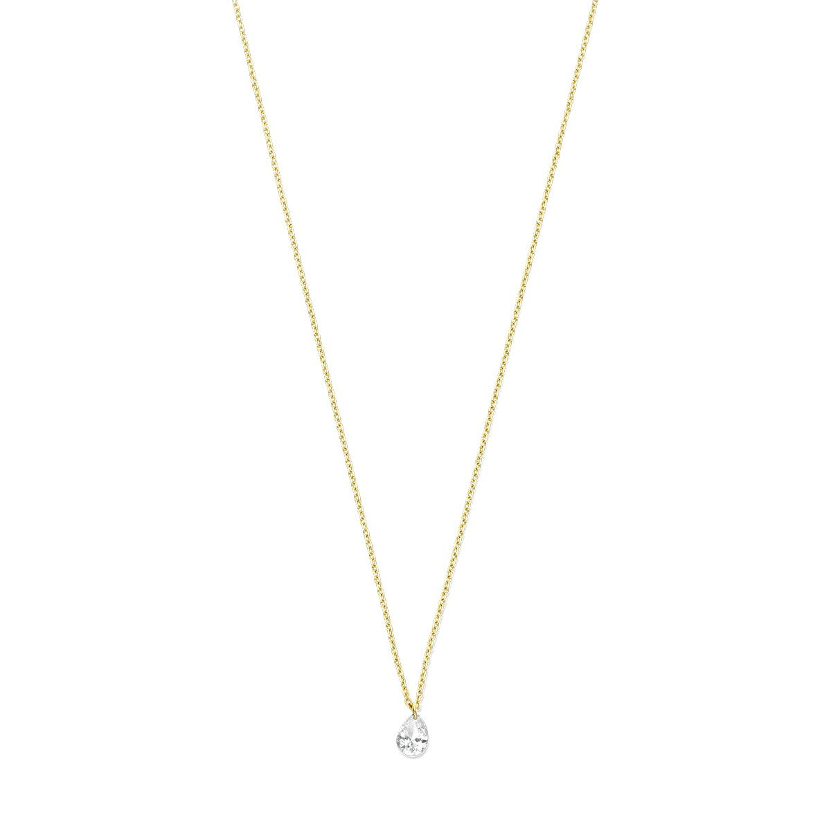 Fantasy Collection Collier diamant 40 - 42 - 44 cm 0.20ct g si 18K geelgoud