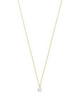 18K geelgoud collier diamant 40 - 42 - 44 cm 0.20ct g si 7000219 - PansiteNederland.nl