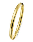 18K Geelgoud Bangle Scharnier Ovale Buis 6 X 60 Mm 7000248 - PansiteNederland.nl