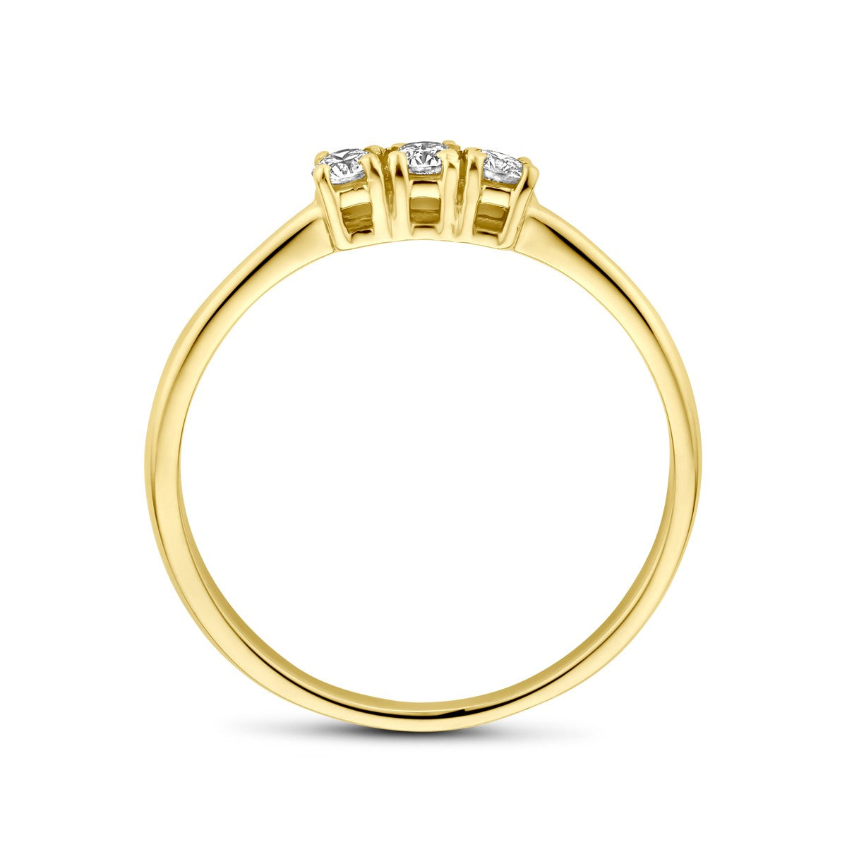 Fantasy Collection Ring diamant 0.15ct h si 18K geelgoud
