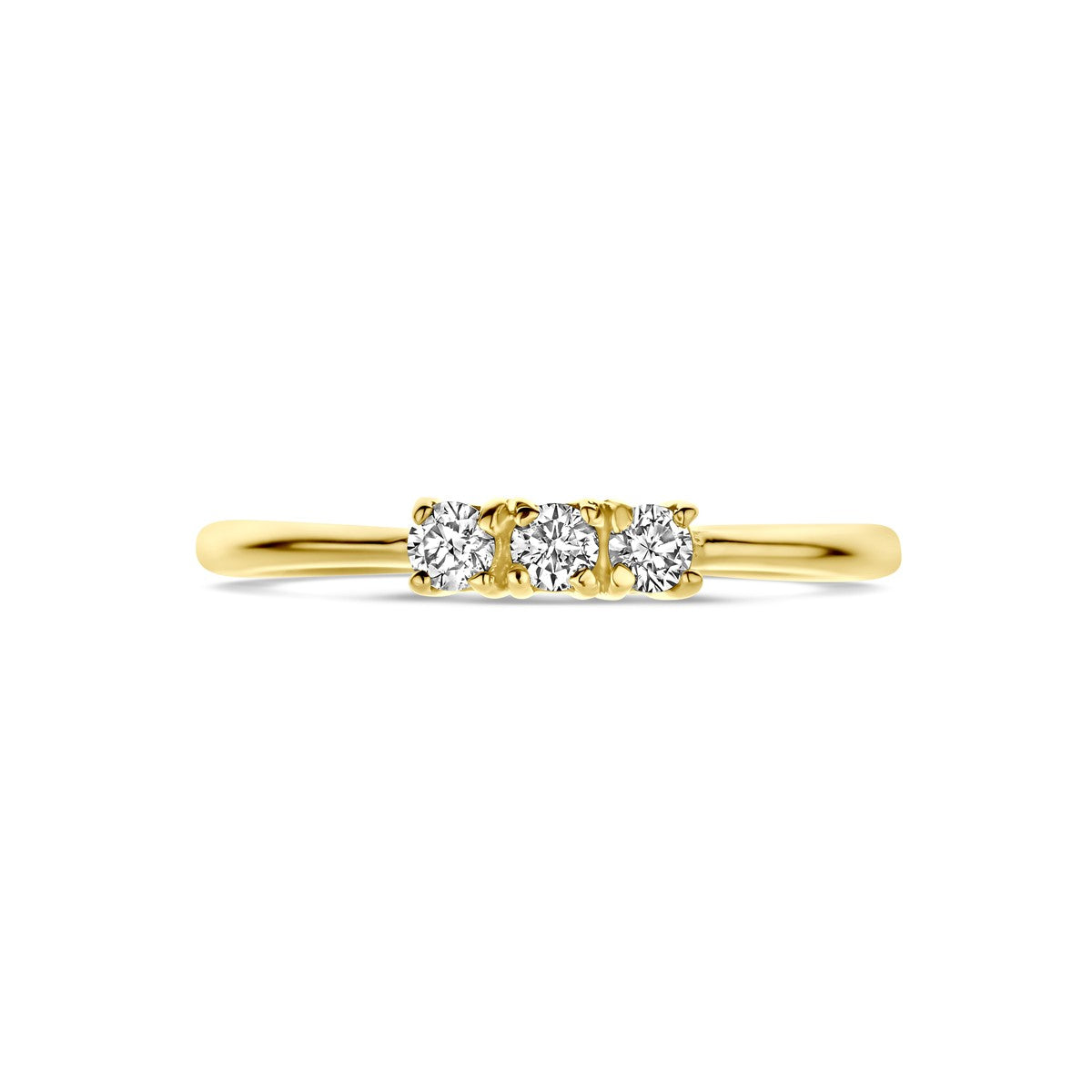 Fantasy Collection Ring diamant 0.15ct h si 18K geelgoud