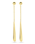 18K Geelgoud Oorhangers Druppel 25 Mm 7000312 - PansiteNederland.nl