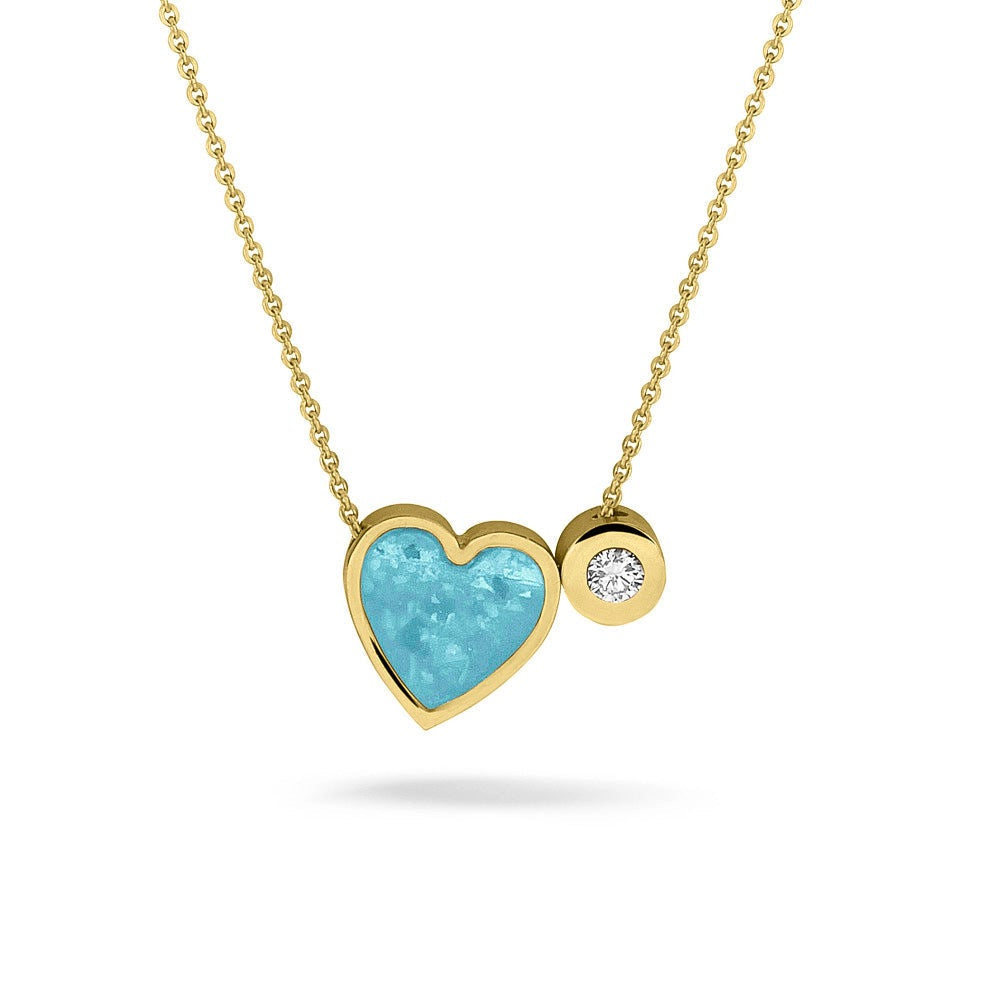 See You Mini hart ashanger in goud met collier – 701 – afbeelding 16