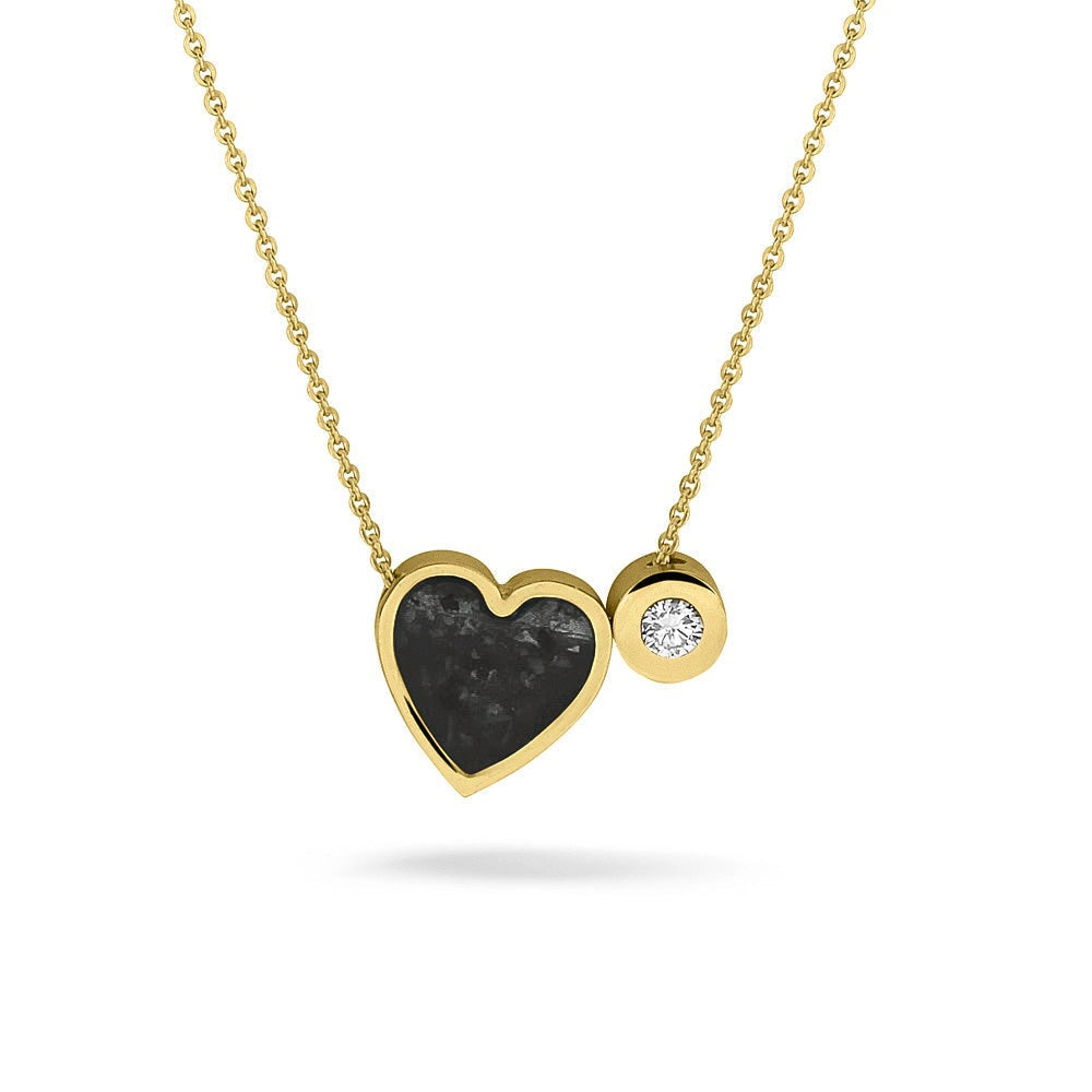 See You Mini hart ashanger in goud met collier – 701 – afbeelding 6