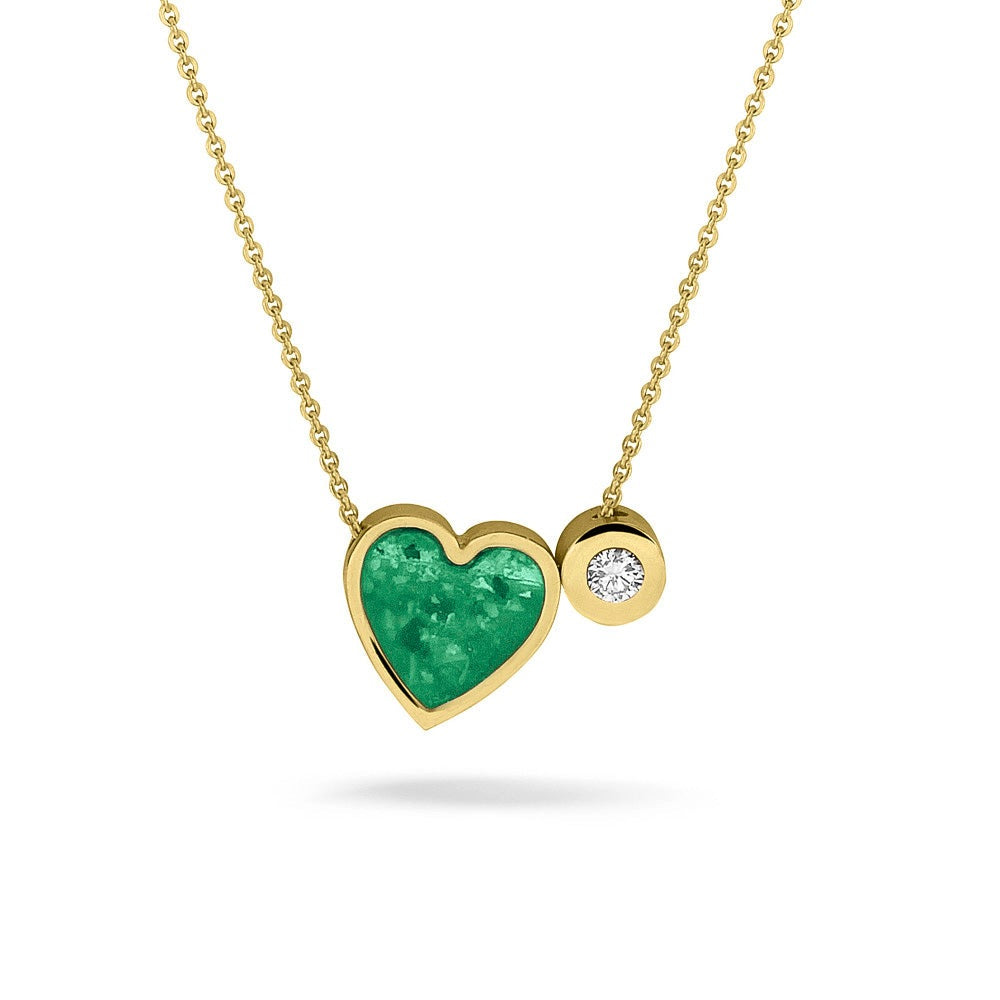 See You Mini hart ashanger in goud met collier – 701 – afbeelding 21