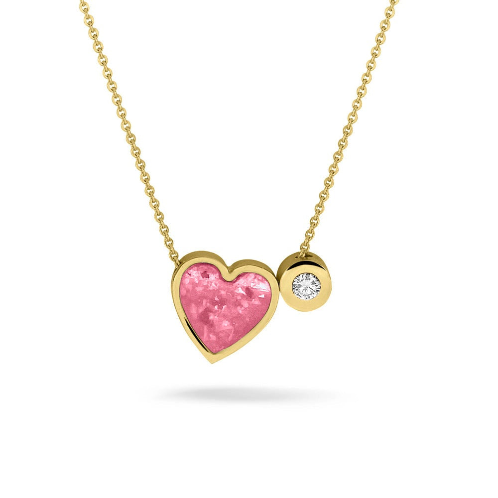 See You Mini hart ashanger in goud met collier – 701 – afbeelding 13