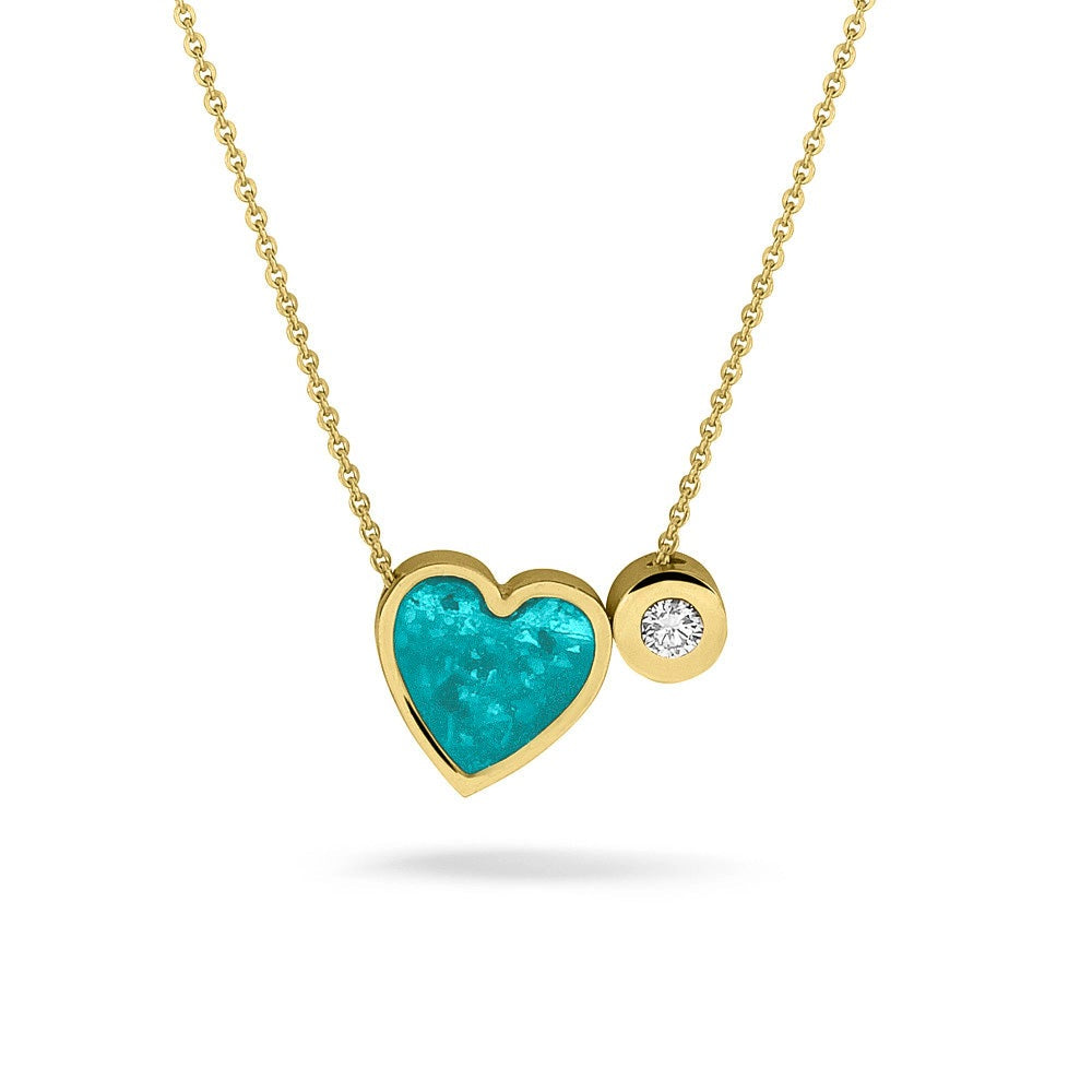See You Mini hart ashanger in goud met collier – 701 – afbeelding 19