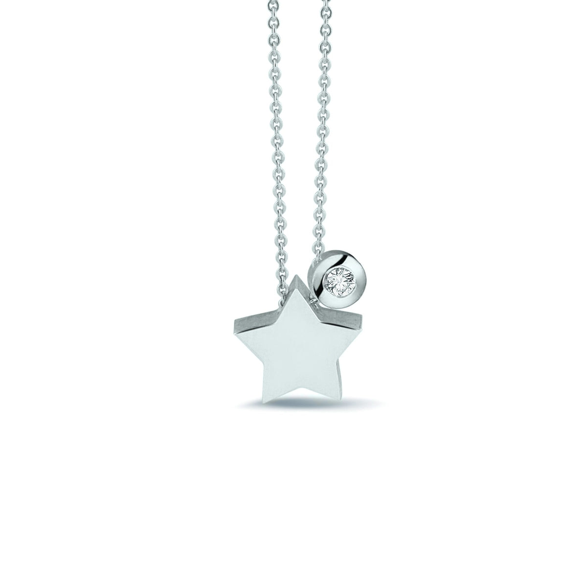See You Mini ster met zirkonia ashanger zilver – 702 – afbeelding 1