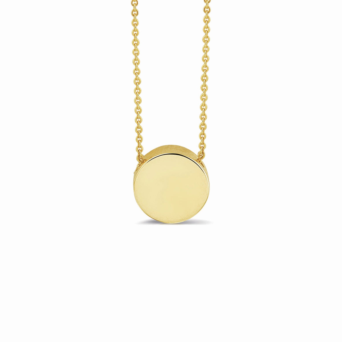 See You Gouden mini disk voor as met collier – 704 – afbeelding 1