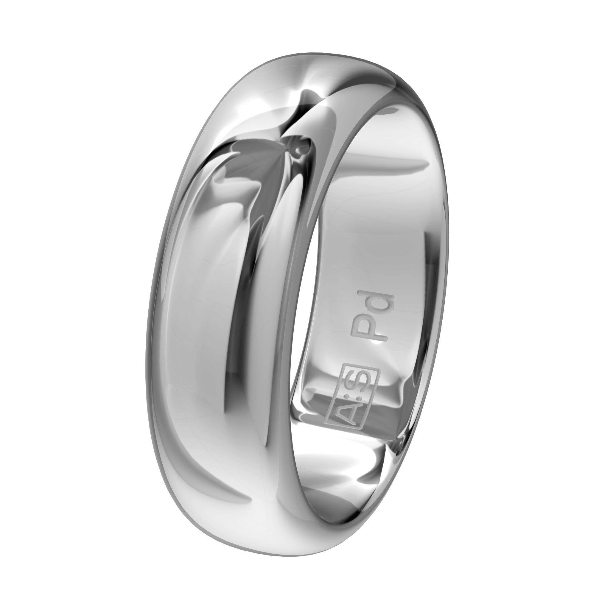 Aller Spanninga Trouwring 103 Palladium 585