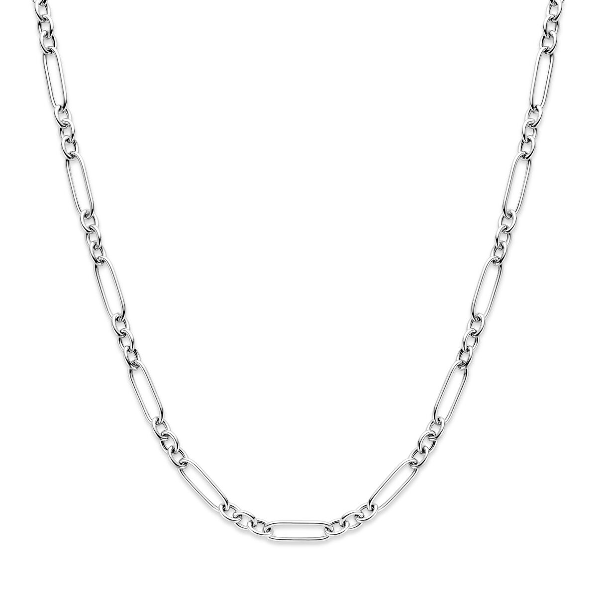 Fantasy Collection Gerhodineerd Zilveren Ketting 1342087