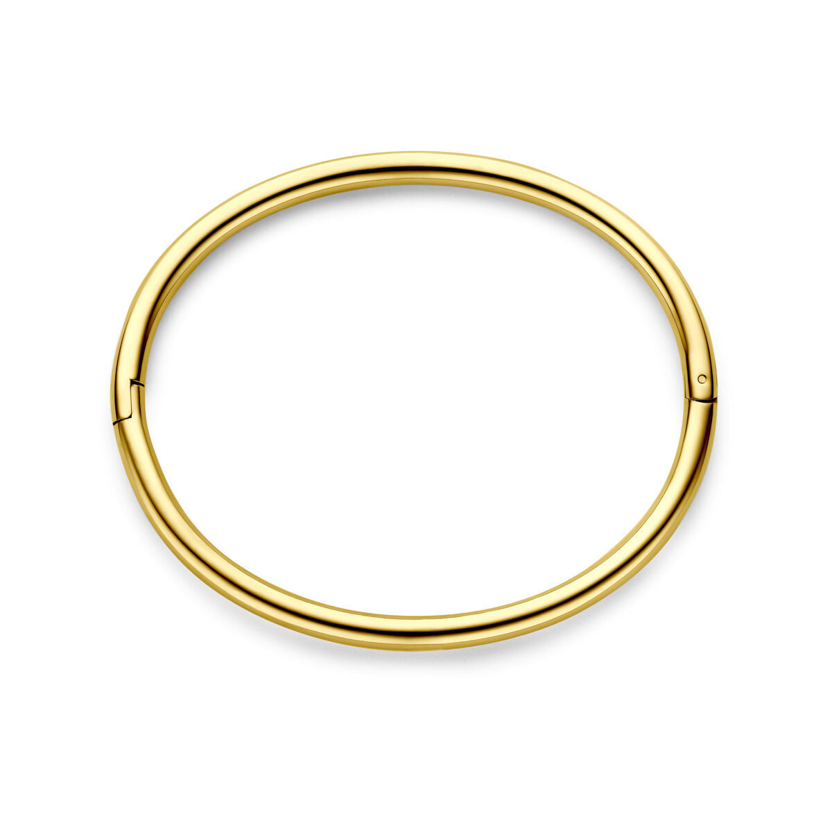 Fantasy Collection Bangle scharnier ion plating ronde buis 4,0 mm 60 mm edelstaal