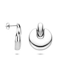 Edelstalen oorhangers 29,5 mm - 6506213
