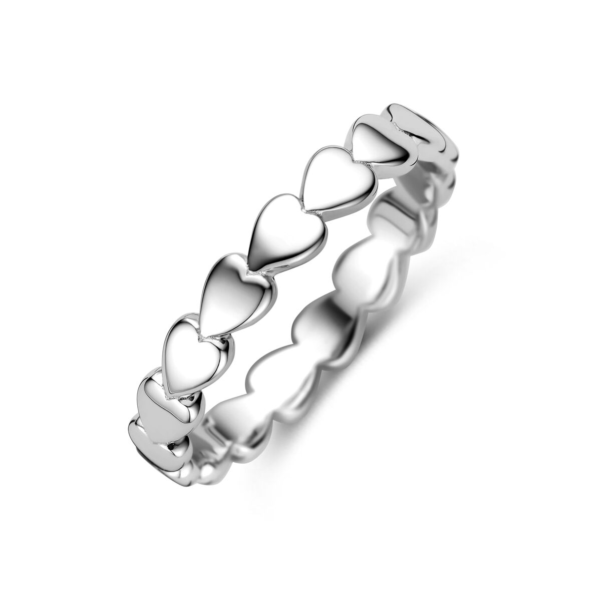 Fantasy Collection Ring hartjes zilver