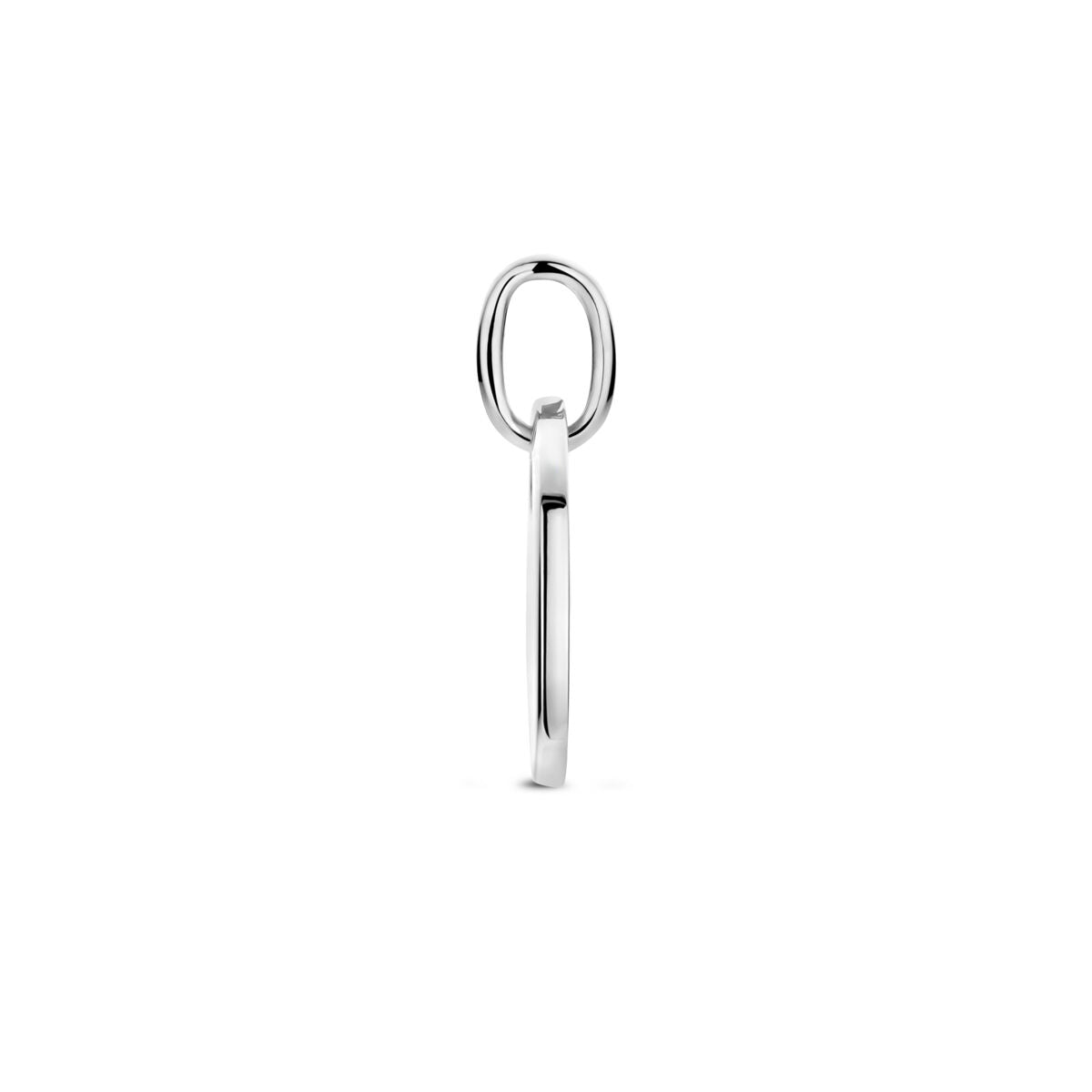 Fantasy Collection Graveerhanger hartje 14,5 mm zilver