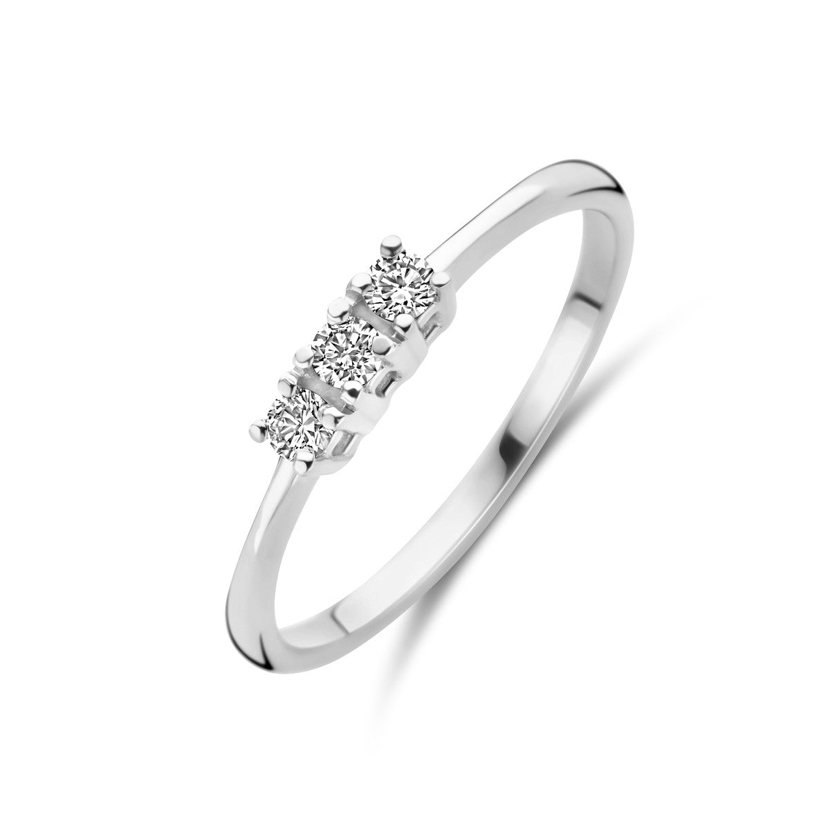 Fantasy Collection Ring diamant 0.12ct h si 18K witgoud
