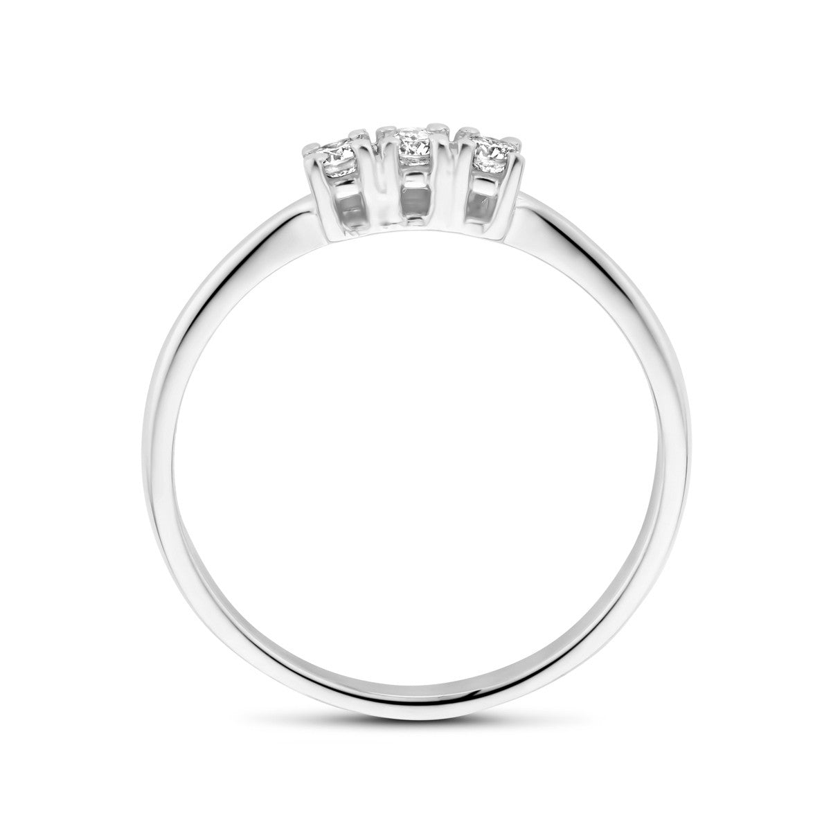 Fantasy Collection Ring diamant 0.12ct h si 18K witgoud