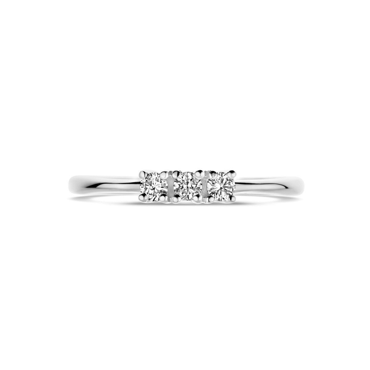 Fantasy Collection Ring diamant 0.12ct h si 18K witgoud
