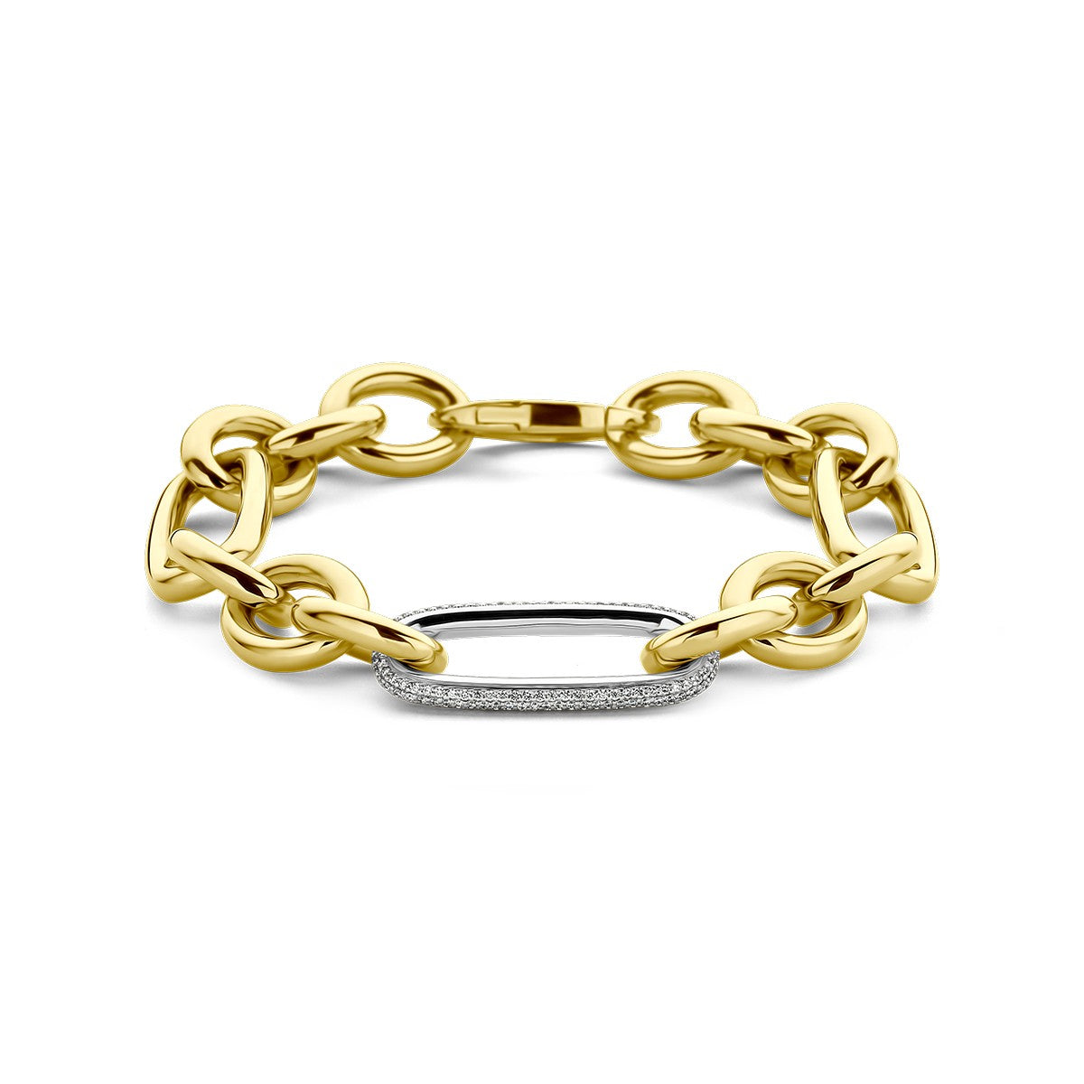 Fantasy Collection Armband diamant 0.76ct g vsi 12 mm 21 cm 18K geelgoud