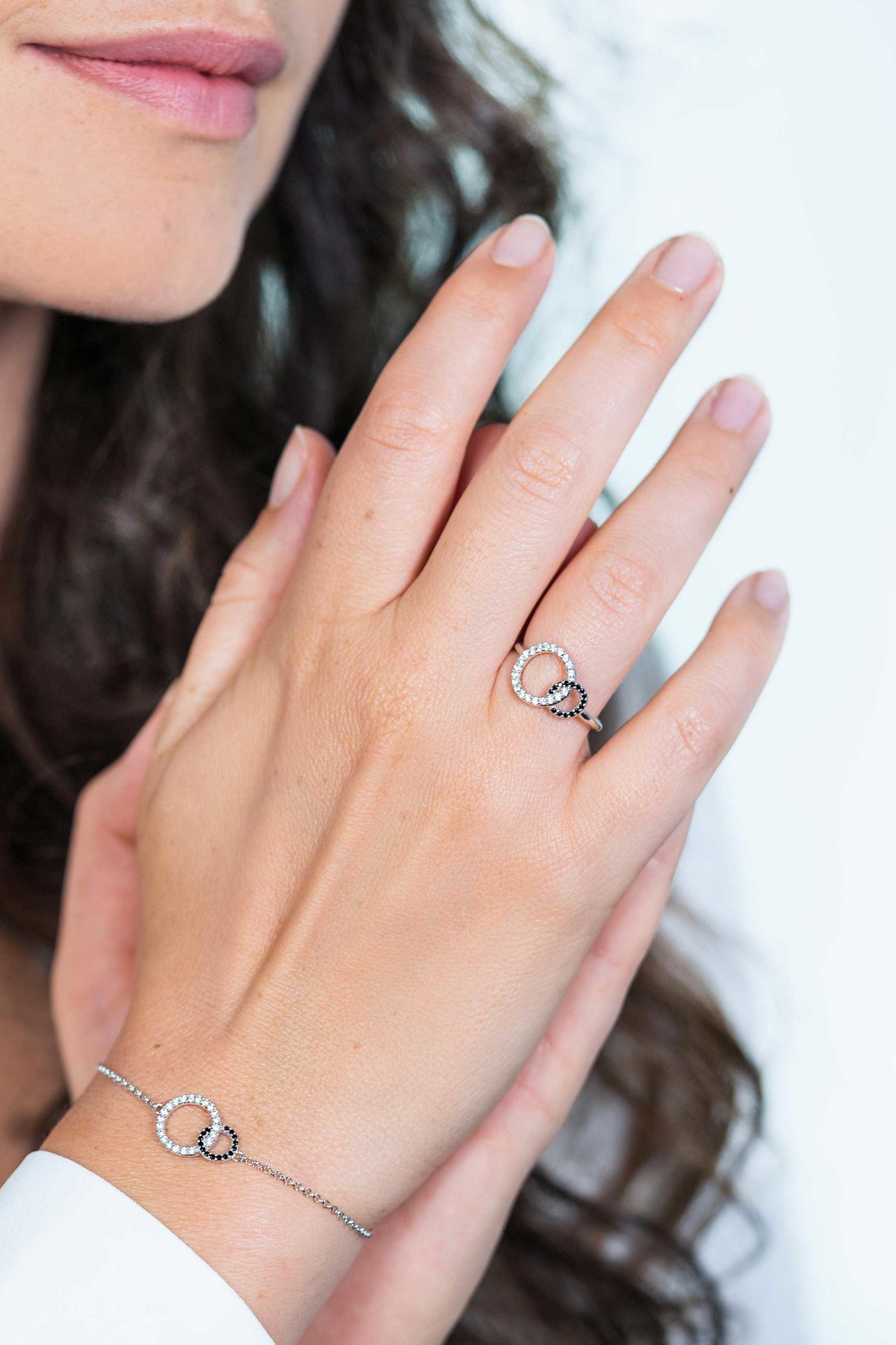 ZINZI Zilveren Ring met Witte Zirkonia ZIR1987
