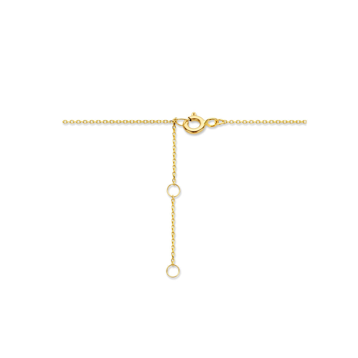 Fantasy Collection Collier zirkonia 40 - 42 - 44 cm 14K geelgoud