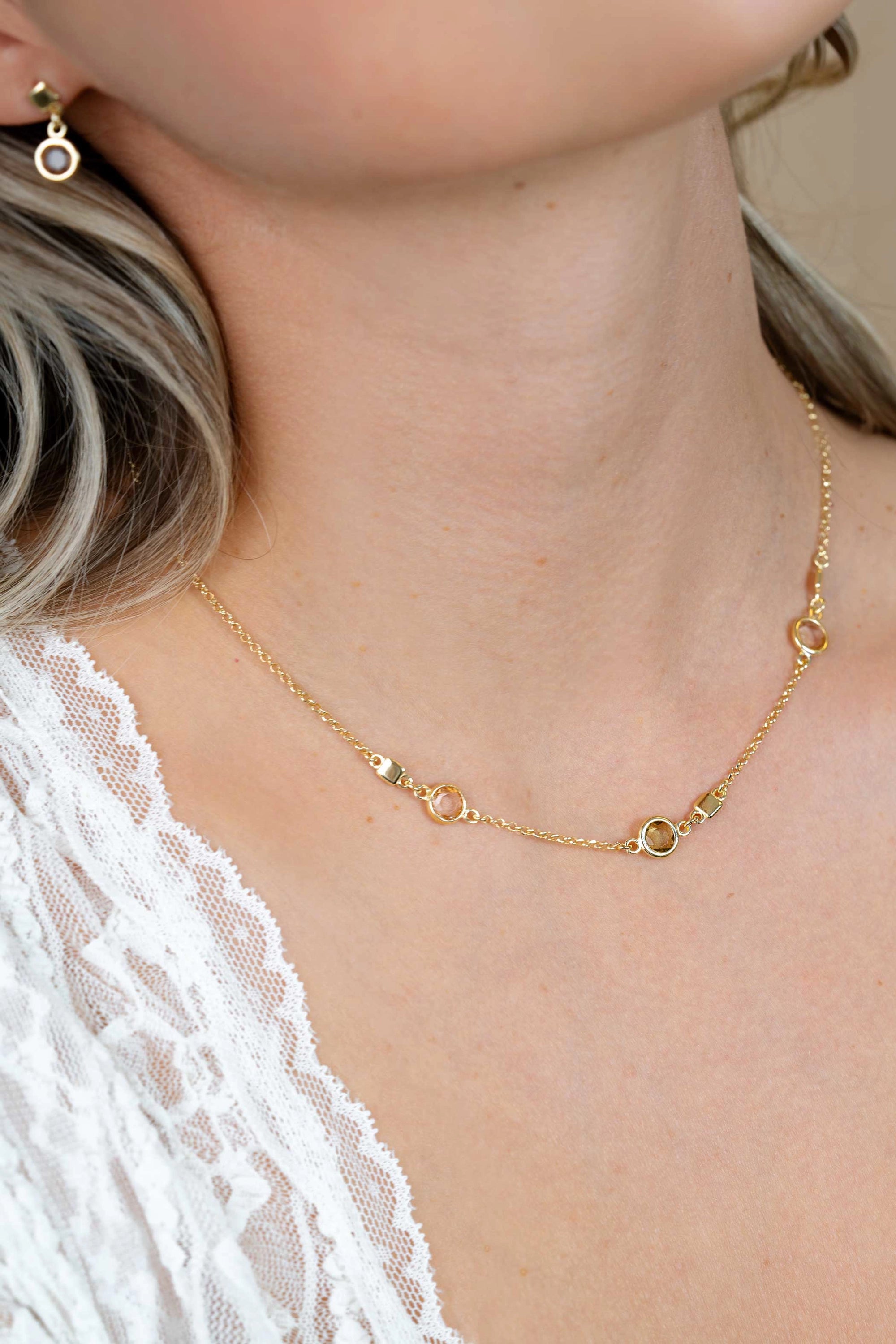ZINZI Verguld Zilveren Ketting ZIC2907