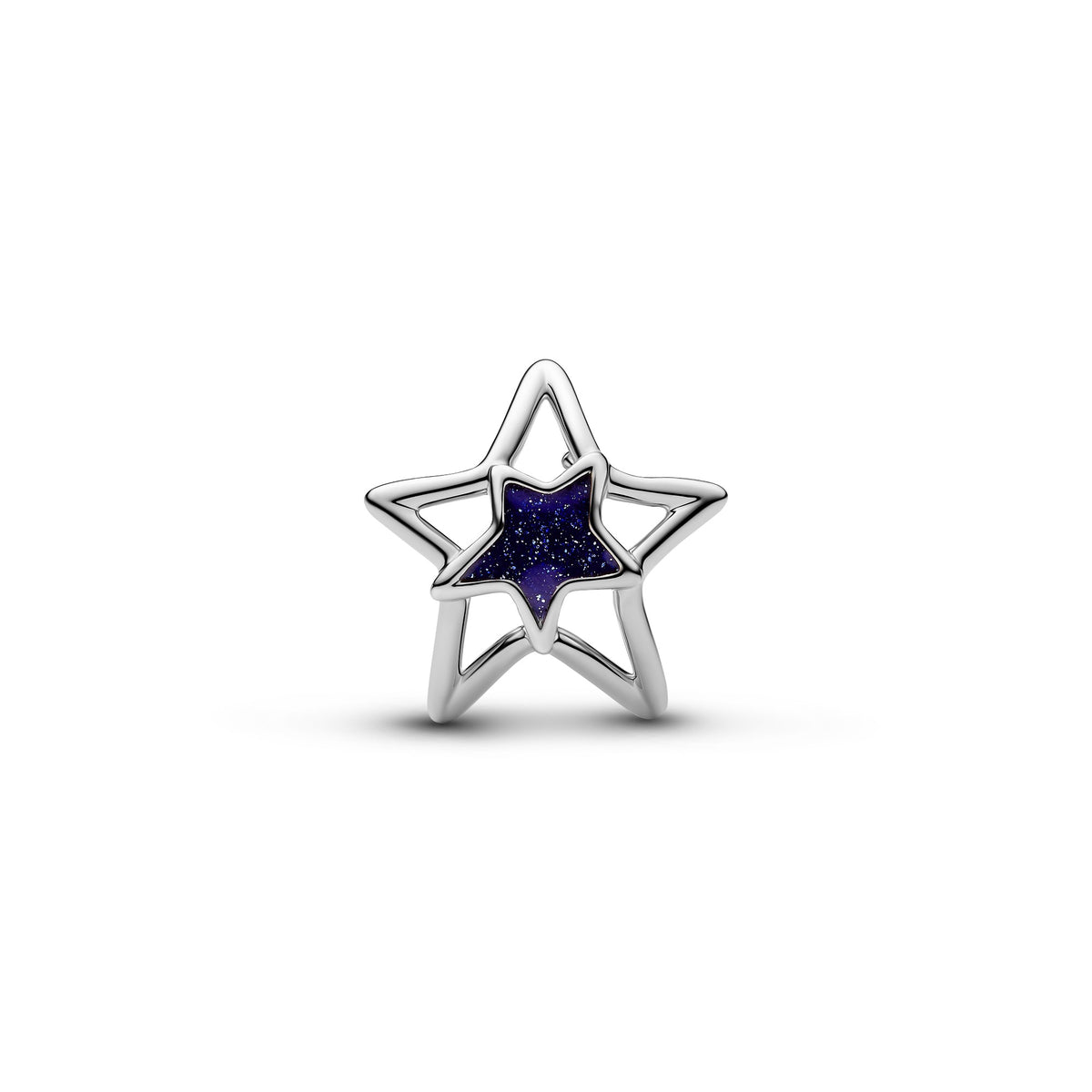 Pandora Opengewerkte Ster Bedel platinaverguld