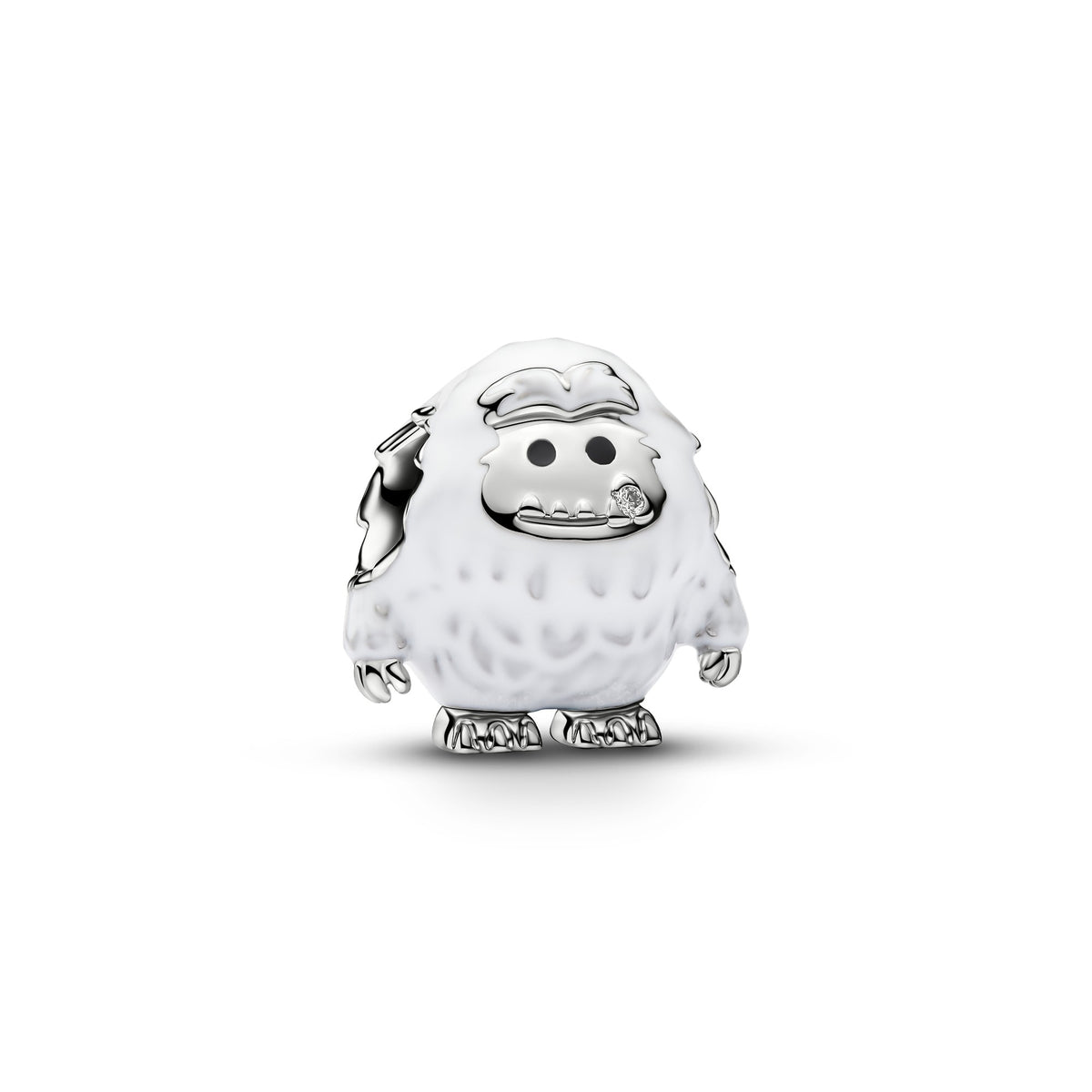 Pandora Besneeuwde Yeti Bedel platinaverguld