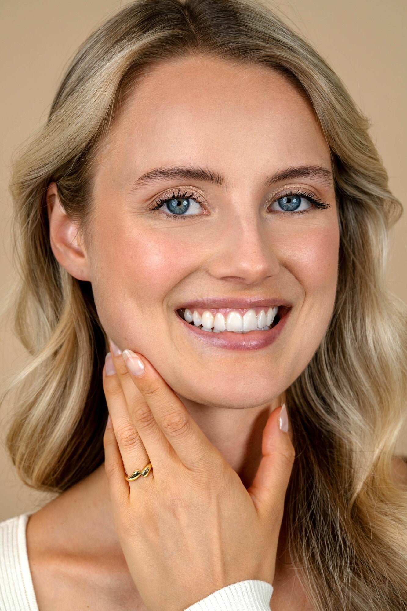 ZINZI Verguld Zilveren Ring - ZIR2682G