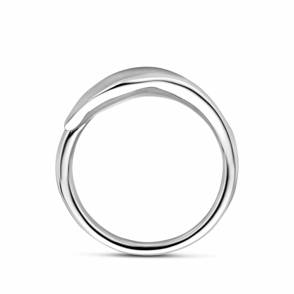 Fantasy Collection Ring poli/mat zilver
