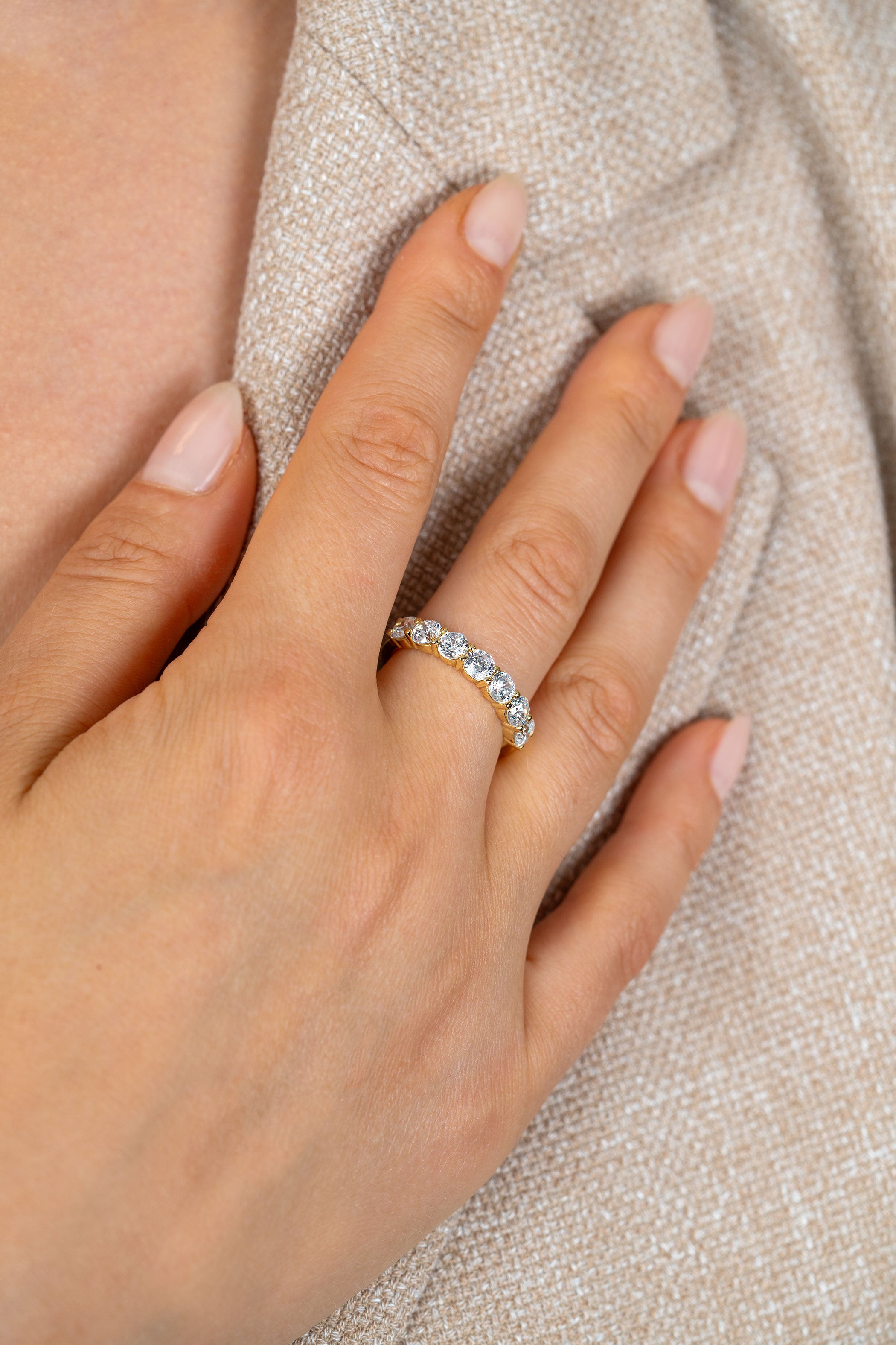 ZINZI Verguld Zilveren Ring met Witte Zirkonia ZIR2808