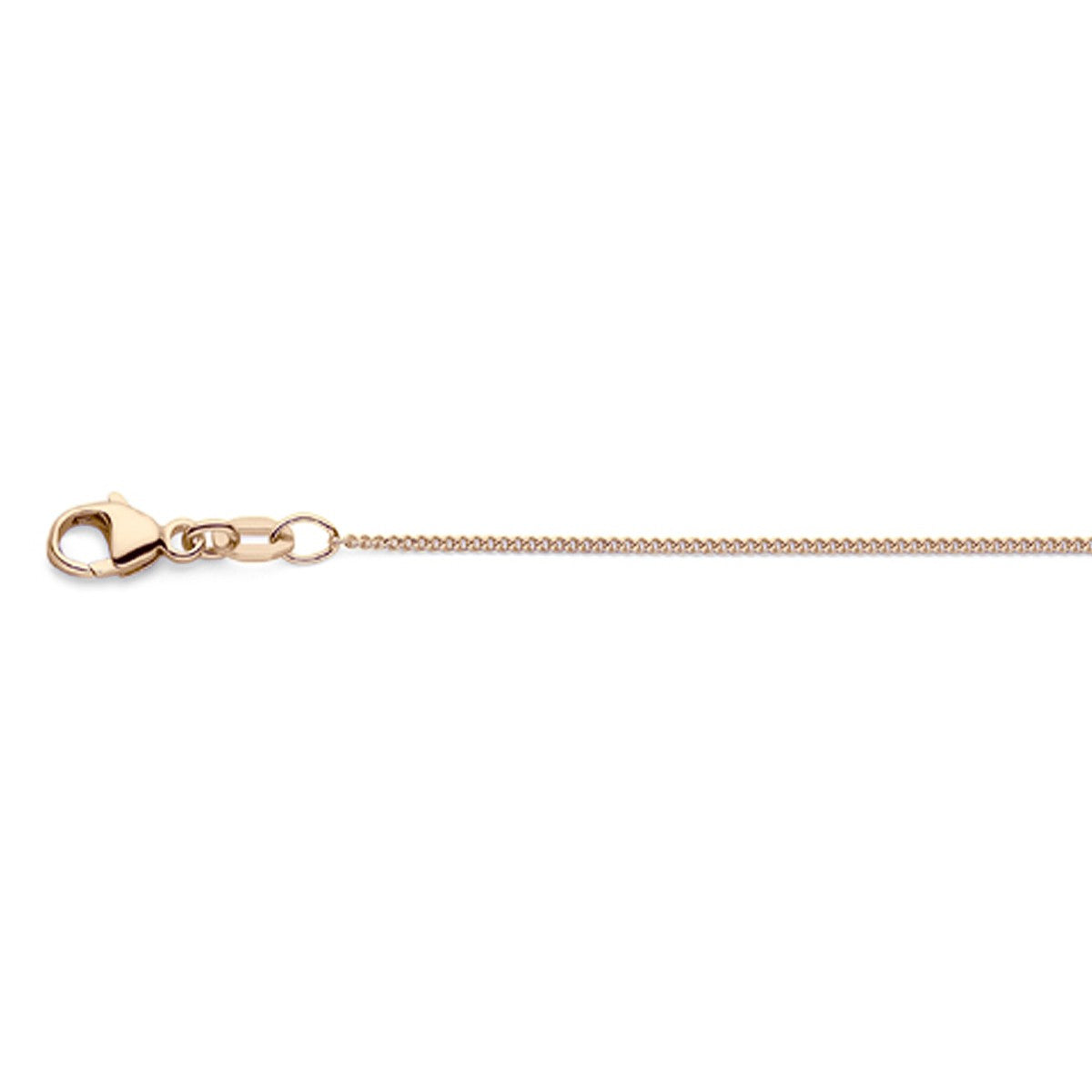 Fantasy Collection Collier gourmette 1,1 mm 41 - 43 - 45 cm 18K roségoud