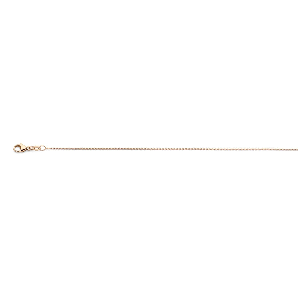 Fantasy Collection Collier gourmette 1,1 mm 41 - 43 - 45 cm 18K roségoud