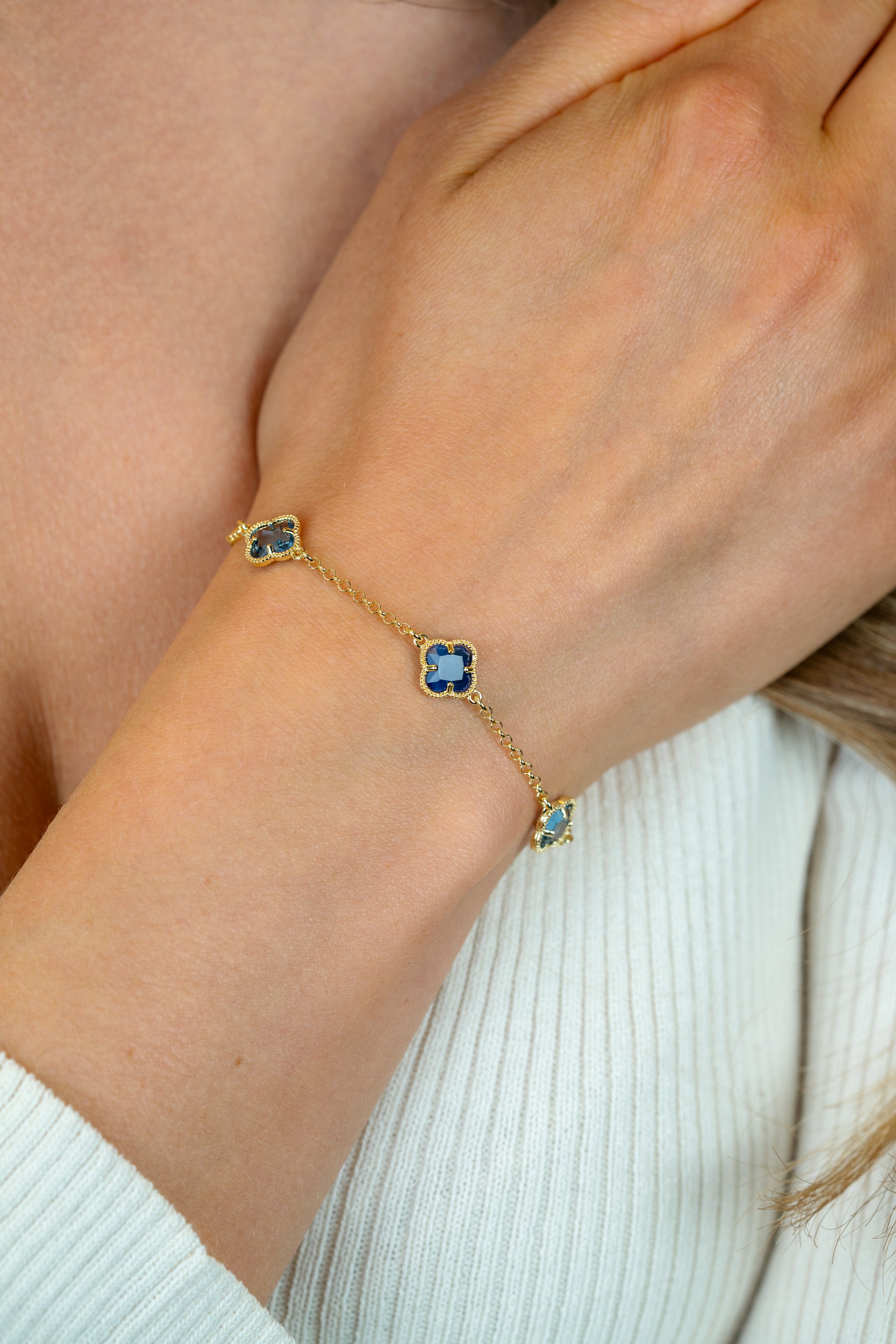 ZINZI Verguld Zilveren Armband 17-20 cm - ZIA2662B