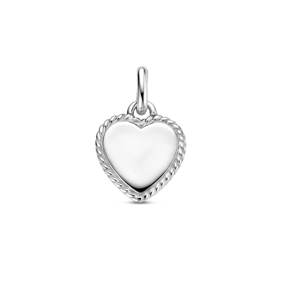 Fantasy Collection Graveerhanger hartje zilver