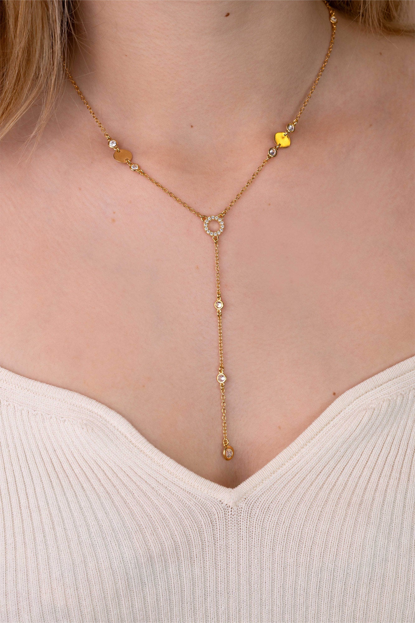 ZINZI Verguld Zilveren Ketting ZIC2909