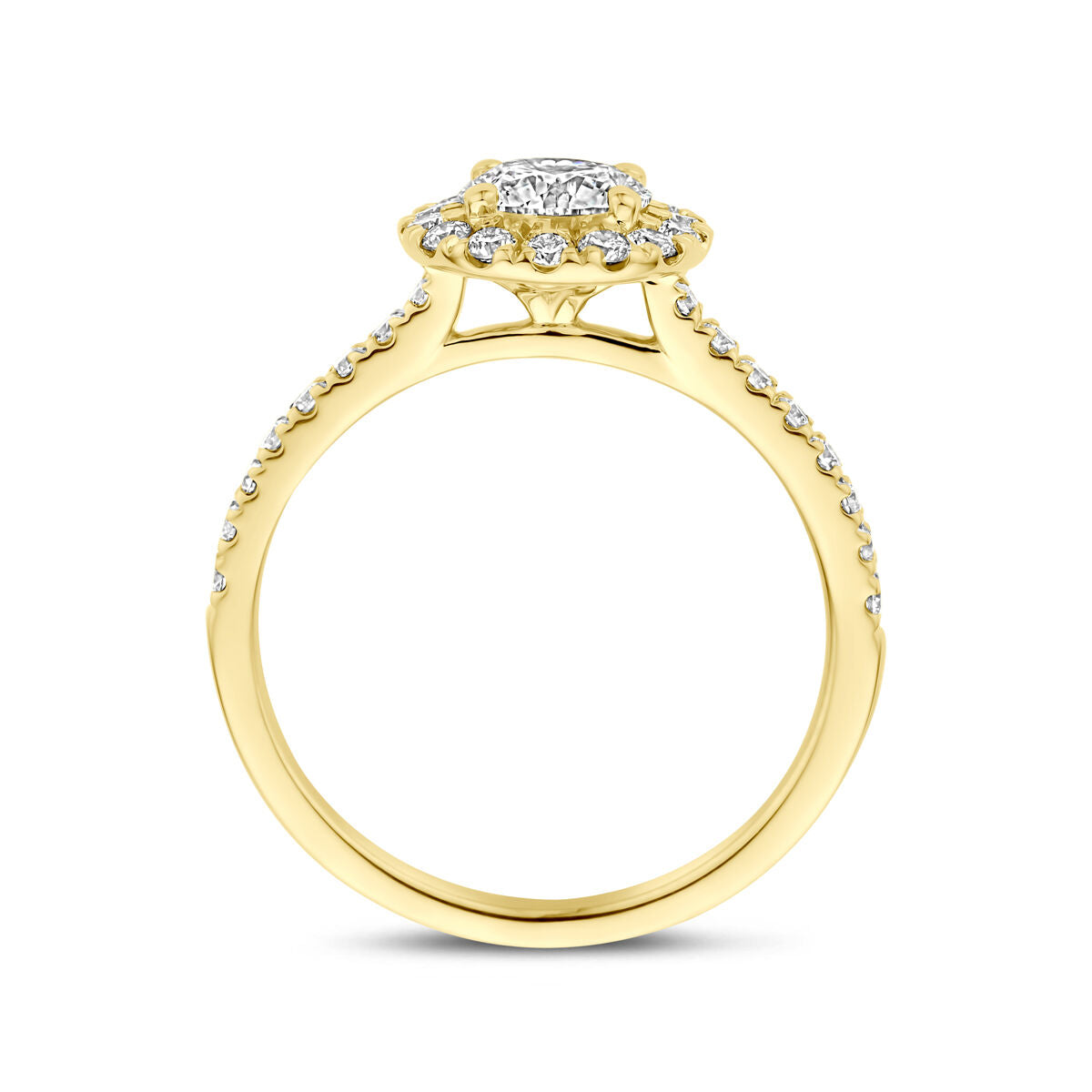 Fantasy Collection 14K Geelgouden Diamanten Ring 4035885