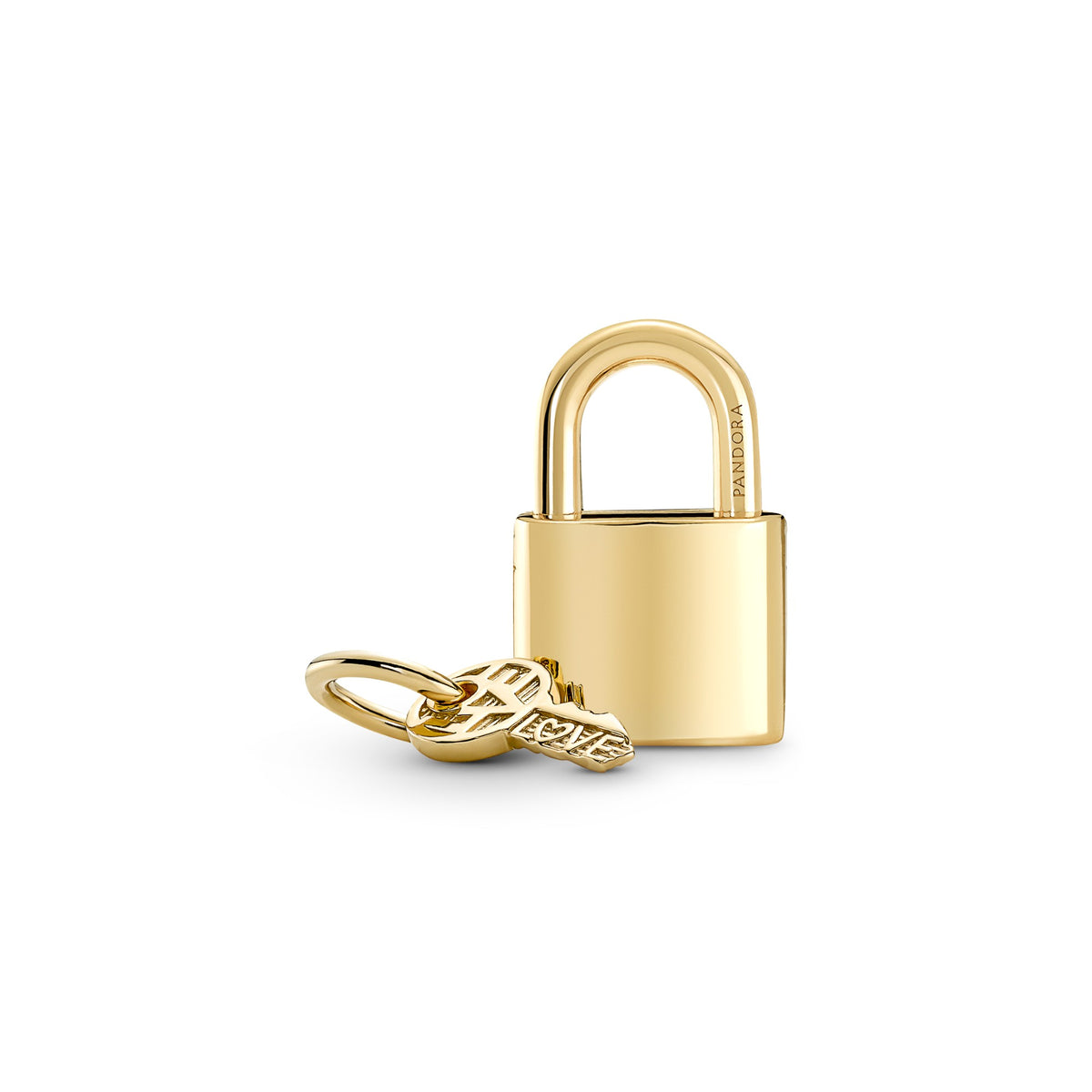 Pandora Hangslot & Sleutel Hangende Bedel goudverguld 760088C01