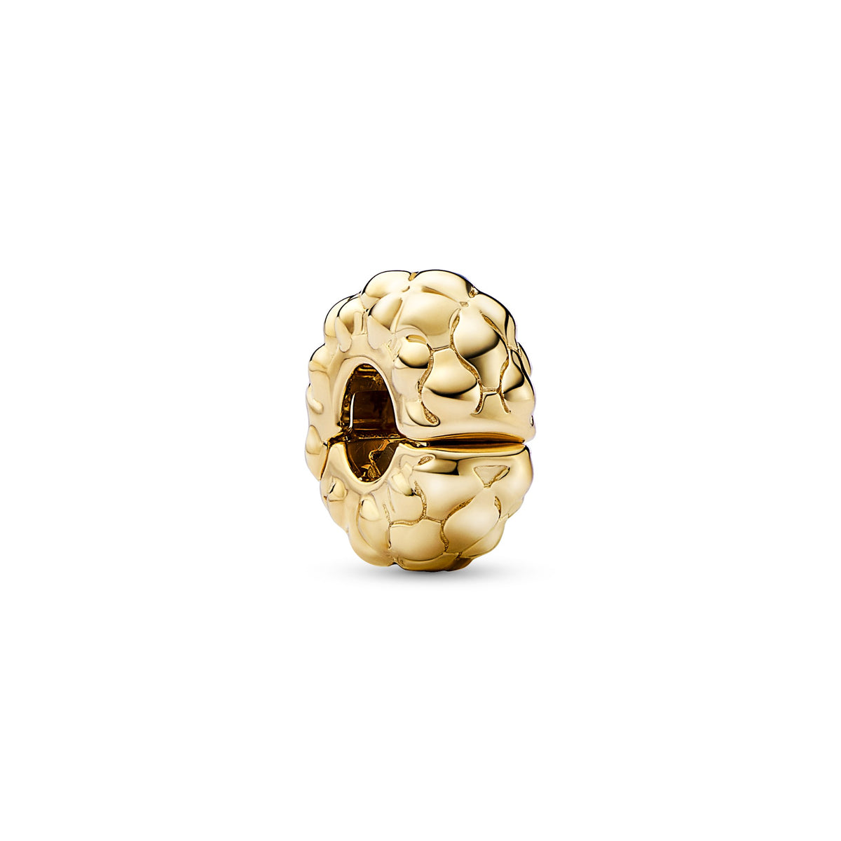 Pandora Studded clipbedel goudverguld