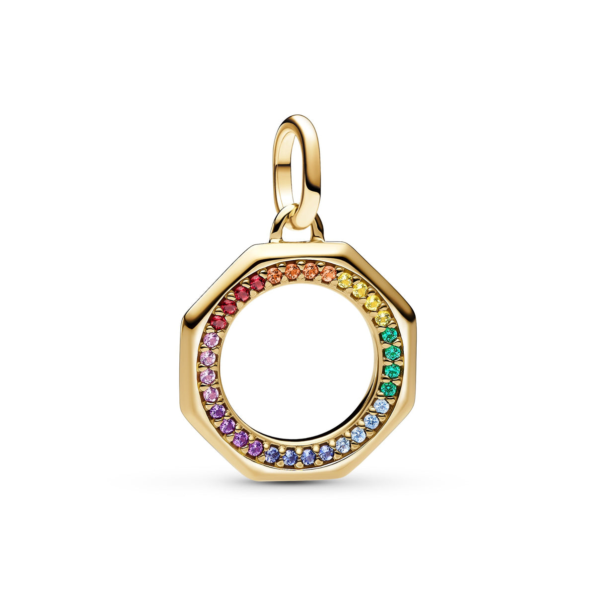 Pandora ME Regenboog Medaillonbedel goudverguld
