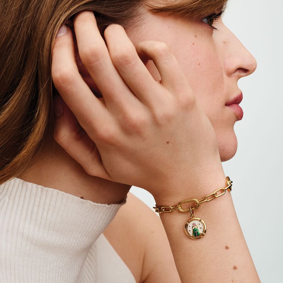 Pandora Scarabee Kever Medaillon Bedel 763413C01 - PansiteNederland.nl